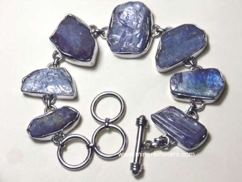 Tanzanite Bracelets in Sterling Silver